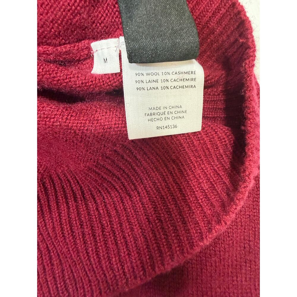 Naadam Cranberry Polo Sweater
Wool Cashmere bland Medium - Picture 5 of 6